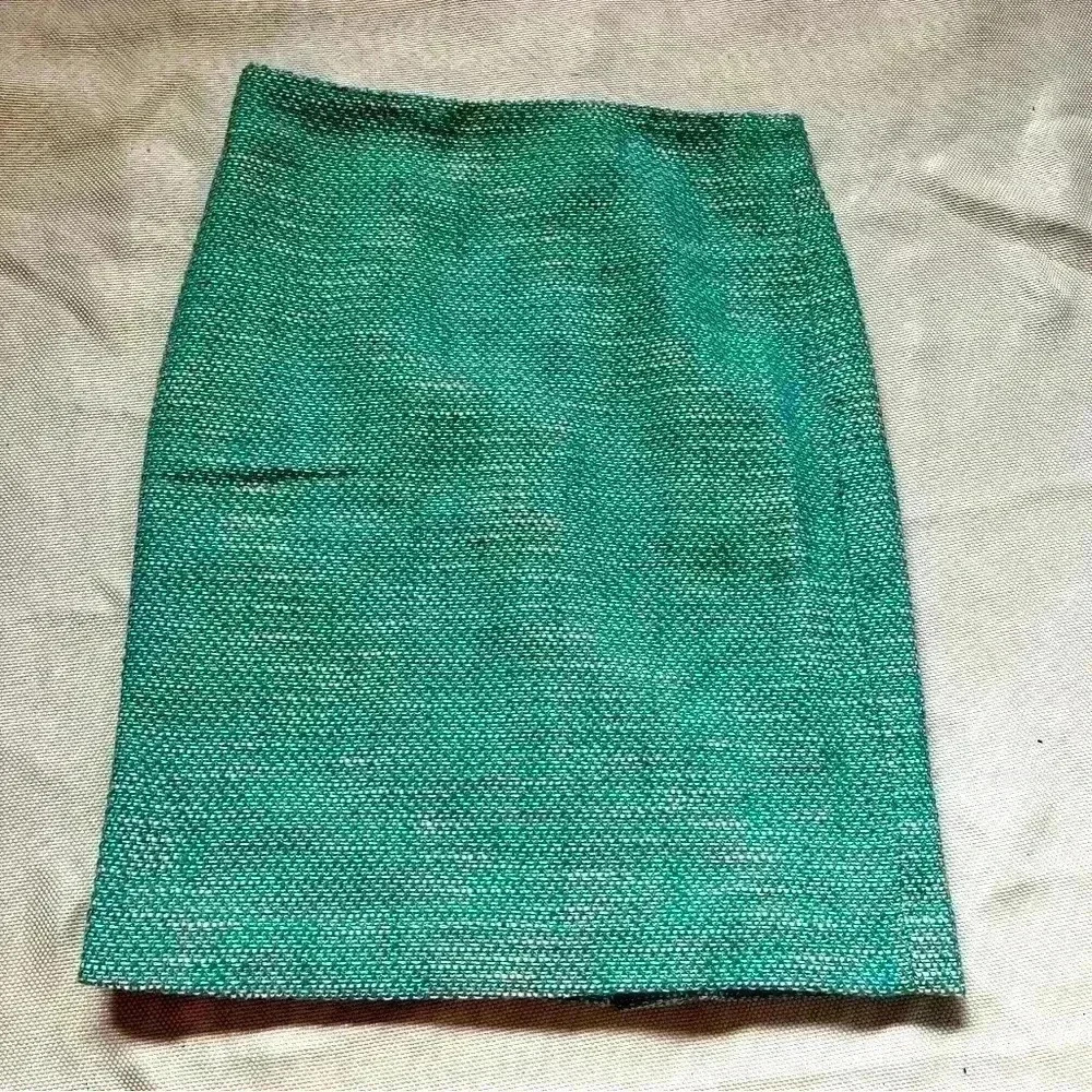 Talbots Petite Textured Tweed Pencil Skirt